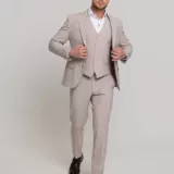 Костюм-тройка кремовый цвет Каталог