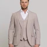 Костюм-тройка кремовый цвет Каталог