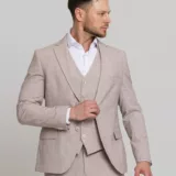 Костюм-тройка кремовый цвет Каталог