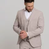 Костюм-тройка кремовый цвет Каталог