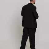 Оверсайз двубортный матово-черного цвета Каталог