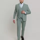 Костюм-тройка мятный цвет Костюмы мужские классические