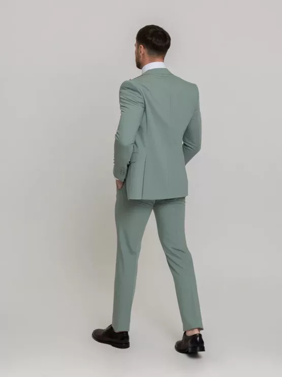 Костюм-тройка мятный цвет Костюмы мужские классические