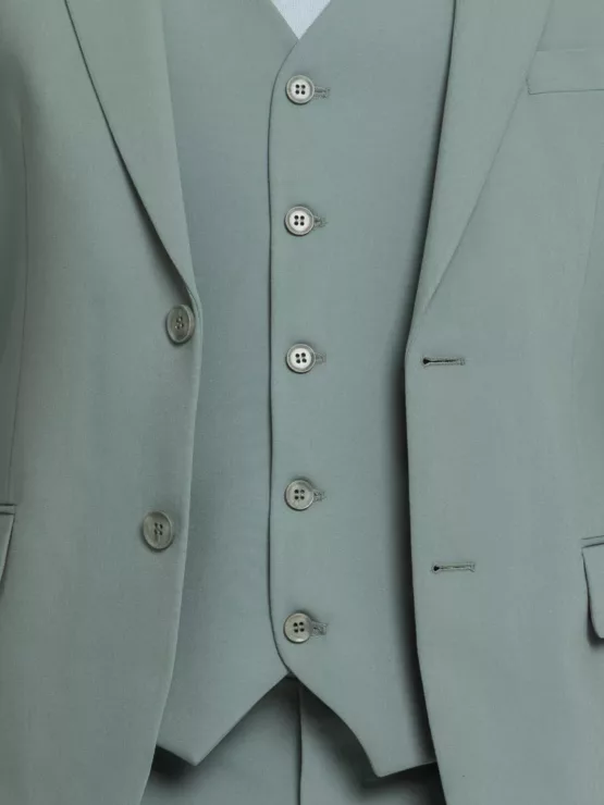 Костюм-тройка мятный цвет Костюмы мужские классические