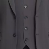 Костюм-тройка  дымчато-серый цвет Брючные мужские костюмы