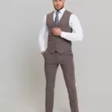 Костюм-тройка цвет визон Костюм на свадьбу