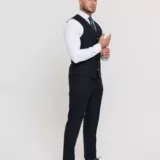 Костюм-тройка темно-зеленого цвета Костюм на свадьбу