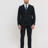 Костюм-тройка темно-зеленого цвета Костюм на свадьбу