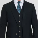 Костюм-тройка темно-зеленого цвета Костюм на свадьбу