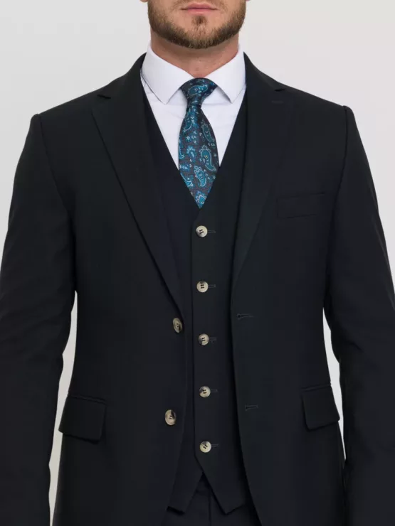 Костюм-тройка темно-зеленого цвета Костюм на свадьбу