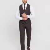 Костюм-тройка шоколадный оттенок Костюм на свадьбу