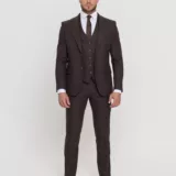 Костюм-тройка шоколадный оттенок Костюм на свадьбу