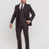 Костюм-тройка шоколадный оттенок Костюм на свадьбу