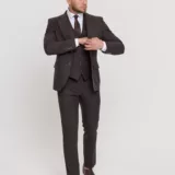 Костюм-тройка шоколадный оттенок Костюм на свадьбу