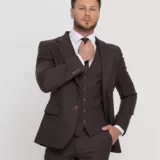Костюм-тройка шоколадный оттенок Костюм на свадьбу