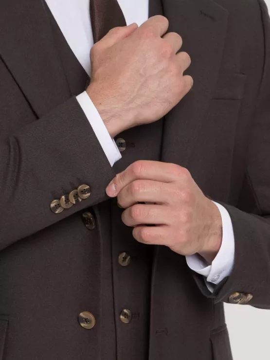 Костюм-тройка шоколадный оттенок Костюм на свадьбу