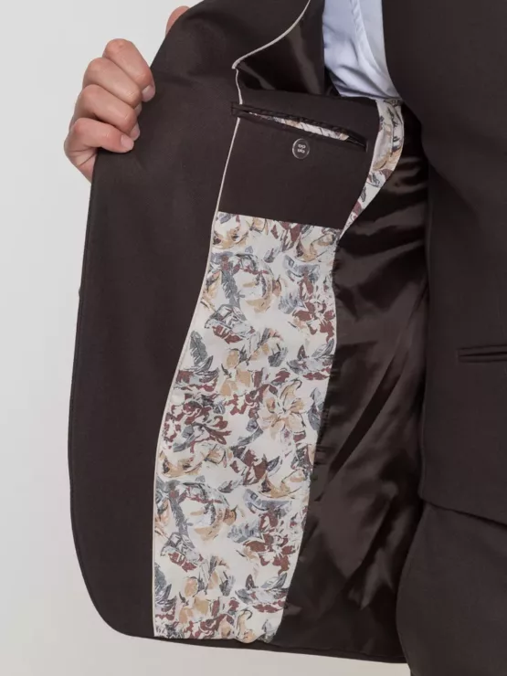 Костюм-тройка шоколадный оттенок Костюм на свадьбу