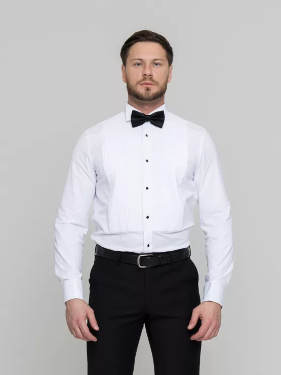 Сорочка под бабочку с французским манжетом Рубашки