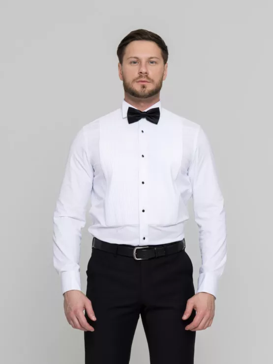 Сорочка под бабочку с французским манжетом Рубашки