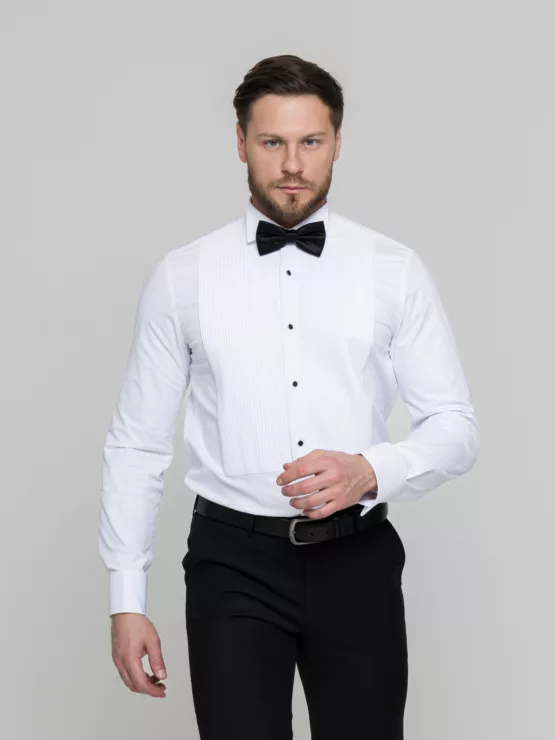 Сорочка под бабочку с французским манжетом Рубашки