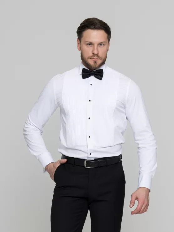 Сорочка под бабочку с французским манжетом Рубашки