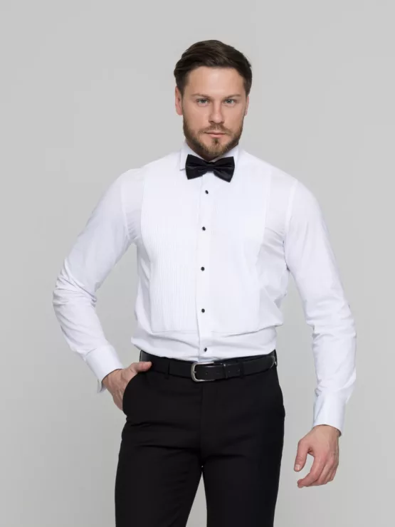 Сорочка под бабочку с французским манжетом Рубашки