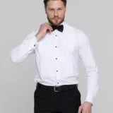 Сорочка под бабочку с французским манжетом Рубашки