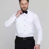 Сорочка под бабочку с французским манжетом Рубашки