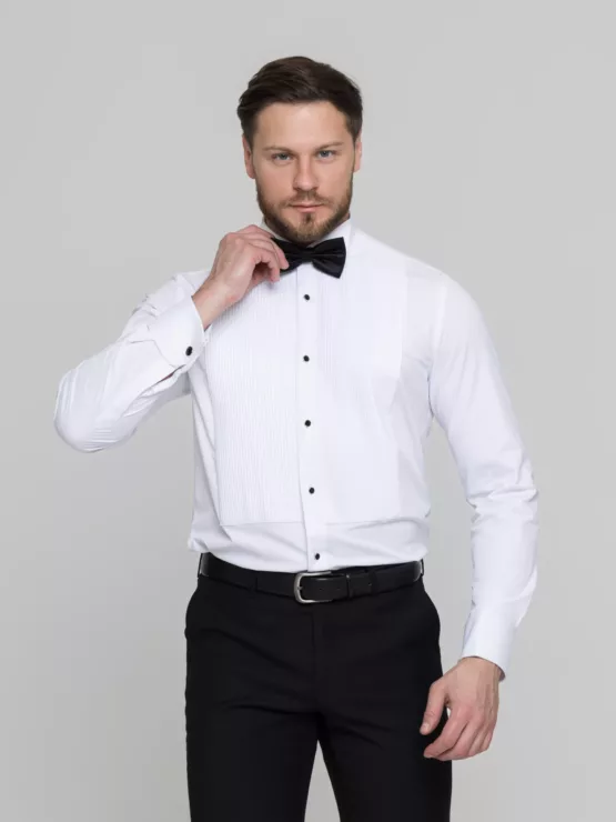 Сорочка под бабочку с французским манжетом Рубашки