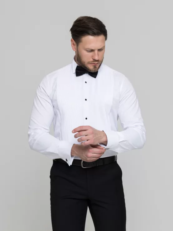 Сорочка под бабочку с французским манжетом Рубашки