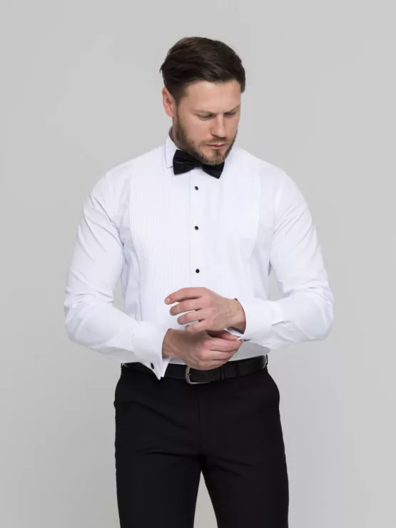 Сорочка под бабочку с французским манжетом Рубашки