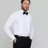 Сорочка под бабочку с французским манжетом Рубашки