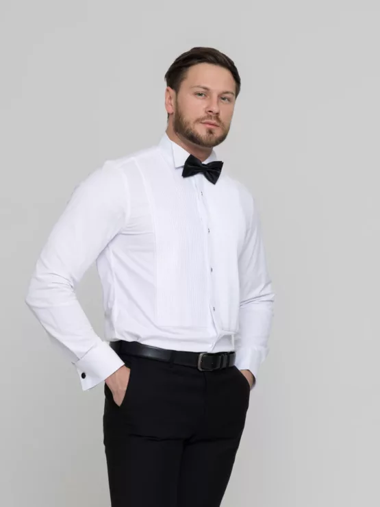 Сорочка под бабочку с французским манжетом Рубашки