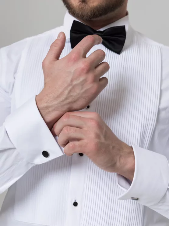 Сорочка под бабочку с французским манжетом Рубашки