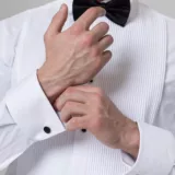 Сорочка под бабочку с французским манжетом Рубашки