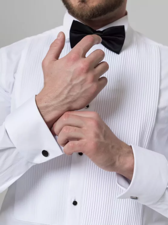 Сорочка под бабочку с французским манжетом Рубашки