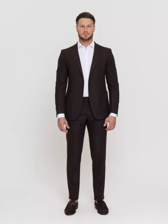 Костюм-двойка шоколадный цвет Костюм двойка