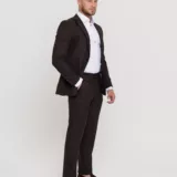 Костюм-двойка шоколадный цвет Костюм двойка