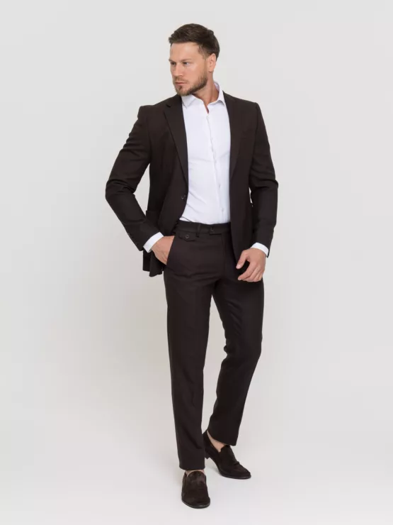 Костюм-двойка шоколадный цвет Костюм двойка