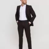 Костюм-двойка шоколадный цвет Костюм двойка