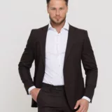 Костюм-двойка шоколадный цвет Костюм двойка