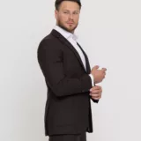 Костюм-двойка шоколадный цвет Костюм двойка