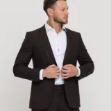 Костюм-двойка шоколадный цвет Костюм двойка