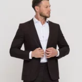 Костюм-двойка шоколадный цвет Костюм двойка