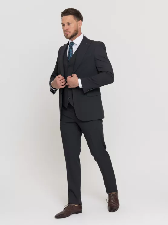 Костюм-тройка болотного цвета Костюм на свадьбу