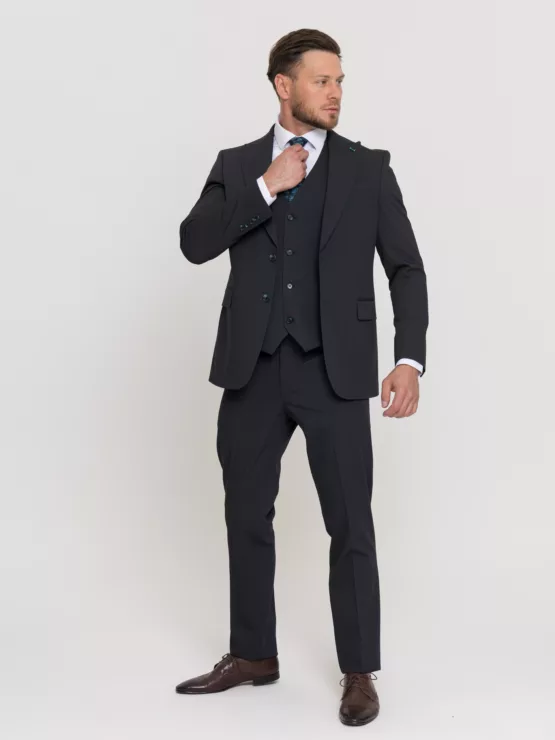 Костюм-тройка болотного цвета Костюм на свадьбу