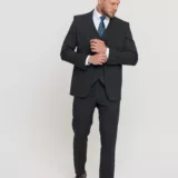 Костюм-тройка болотного цвета Костюм на свадьбу