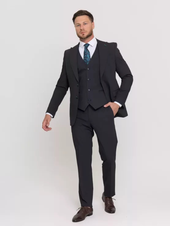 Костюм-тройка болотного цвета Костюм на свадьбу