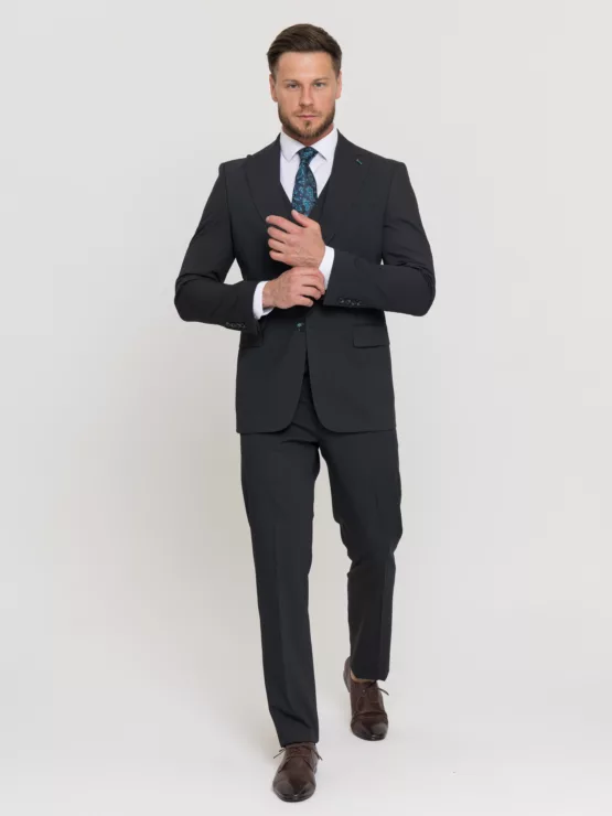 Костюм-тройка болотного цвета Костюм на свадьбу