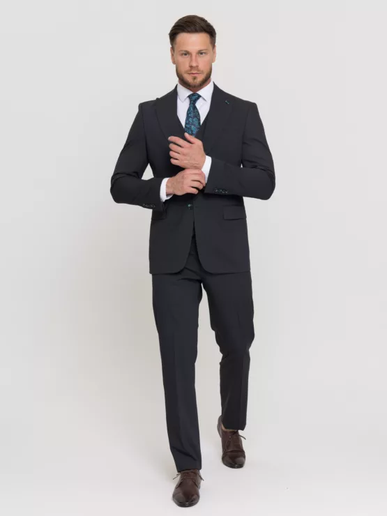 Костюм-тройка болотного цвета Костюм на свадьбу